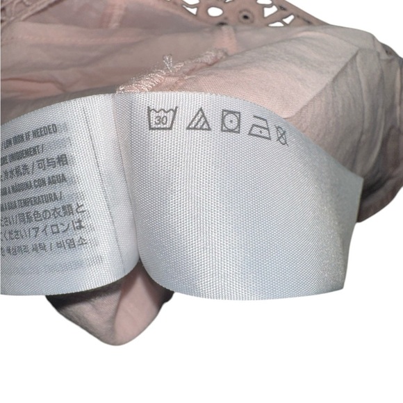 Abercrombie & Fitch Pink Mini Dress with Lace Detailing - Picture 7 of 7